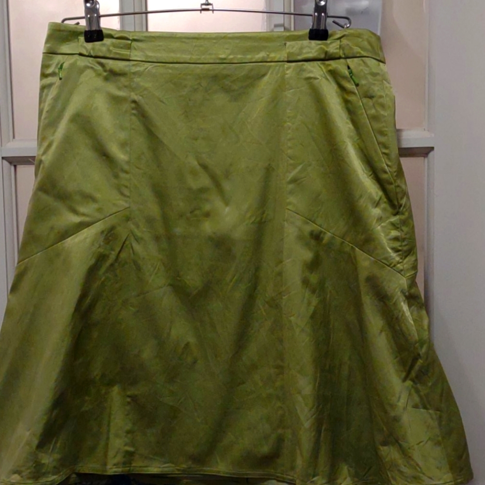 Women's Etcetera shell skirt Olive green